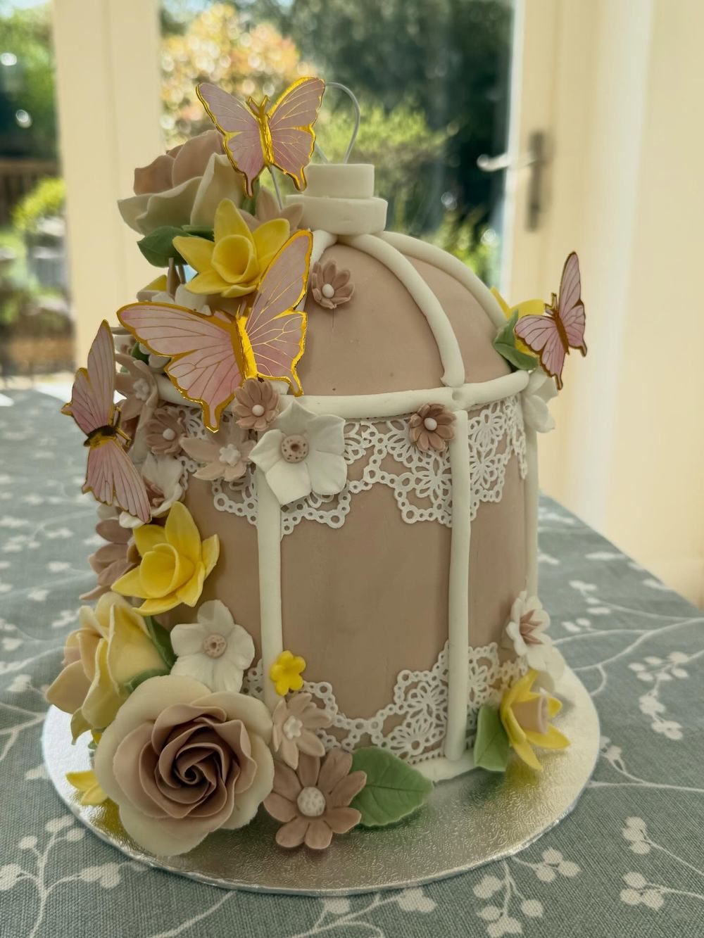 Sugar Birdcage and Butterflies
