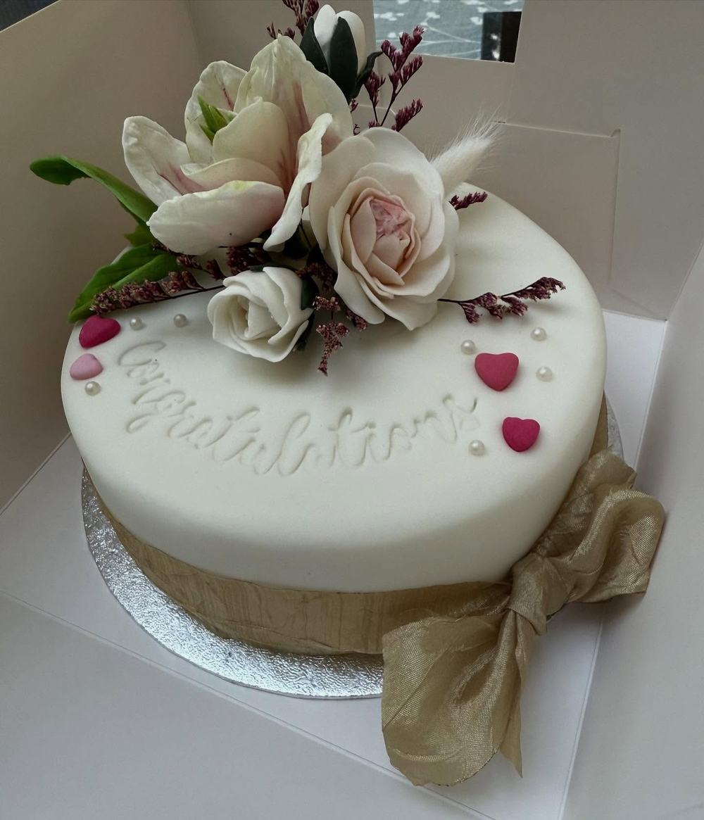 Congratulations Magnolia Cake