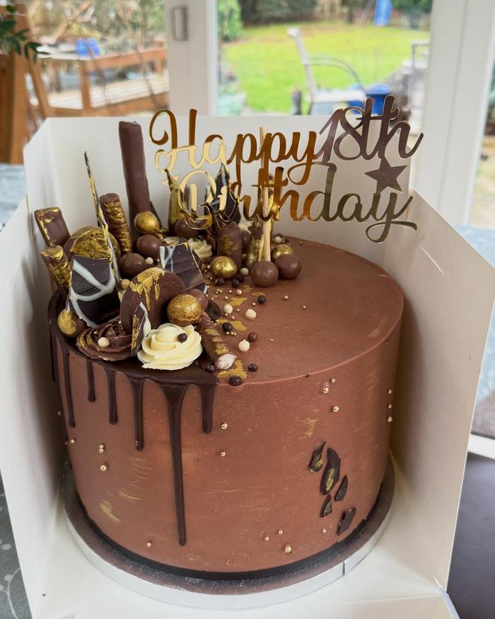 Eighteenth Chocolate Drip Cake