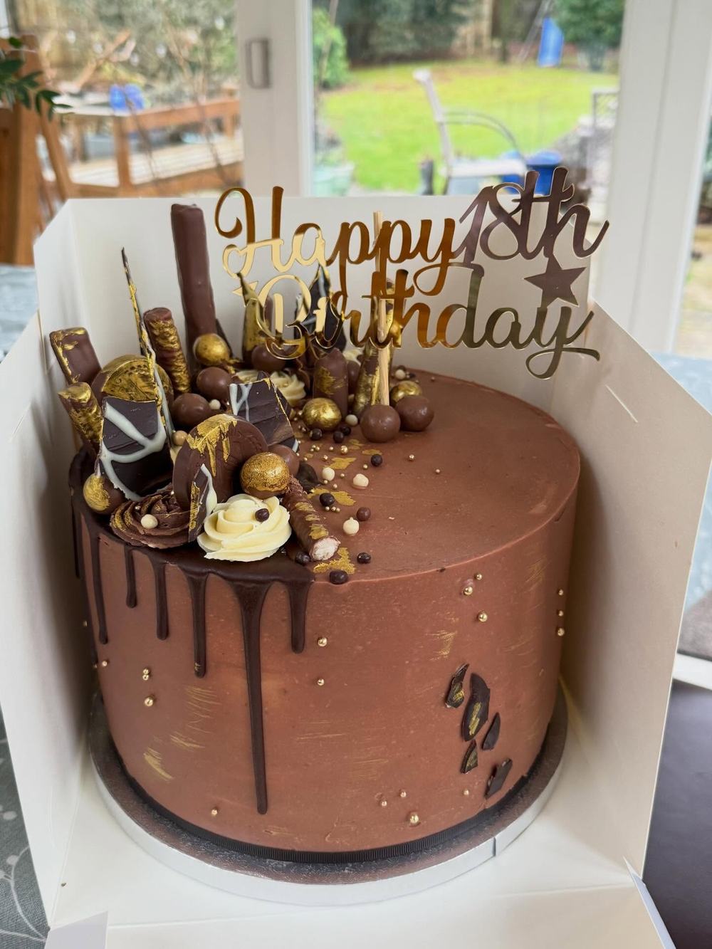 Eighteenth Chocolate Drip Cake
