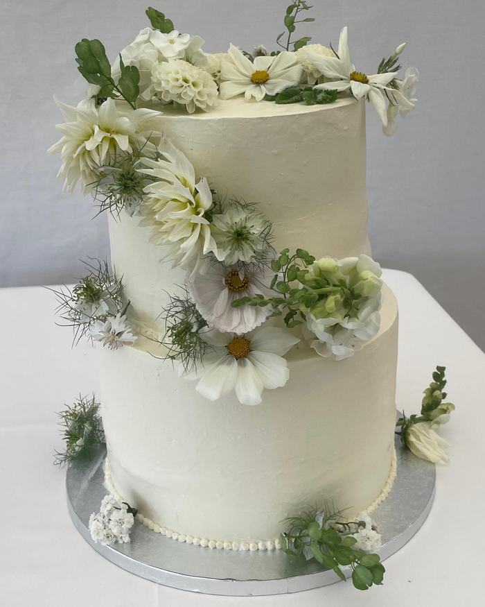 White Flower Two Tier
