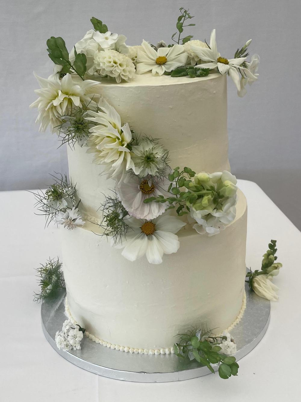 White Flower Two Tier