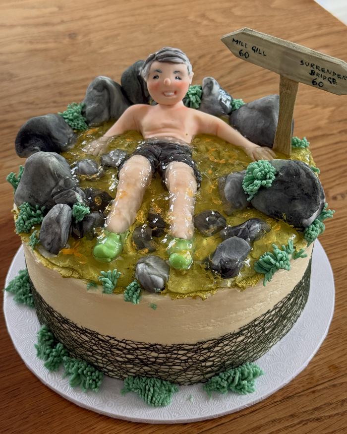 Hot Tub Birthday Cake