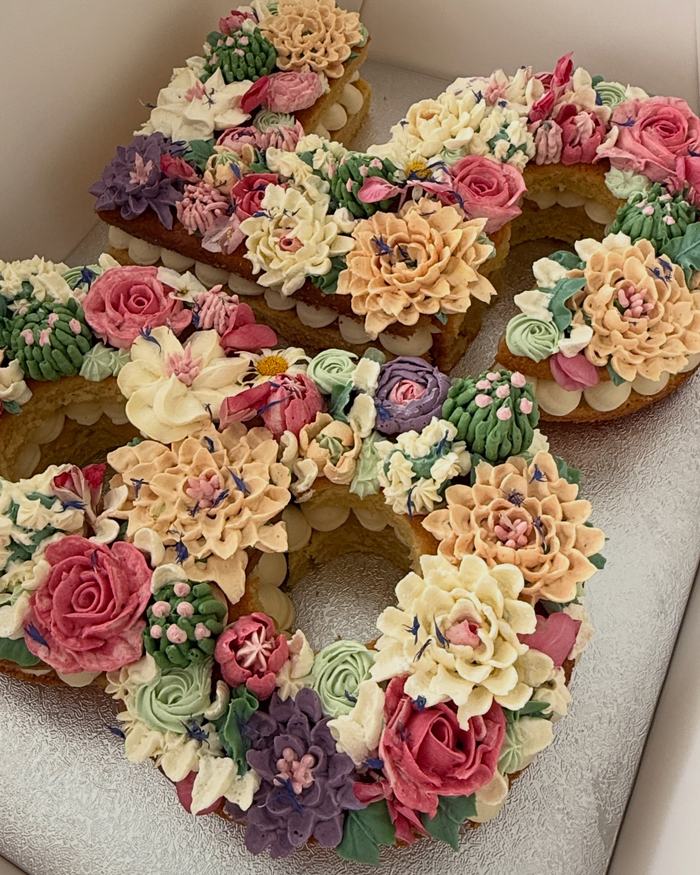 Buttercream Number Cakes