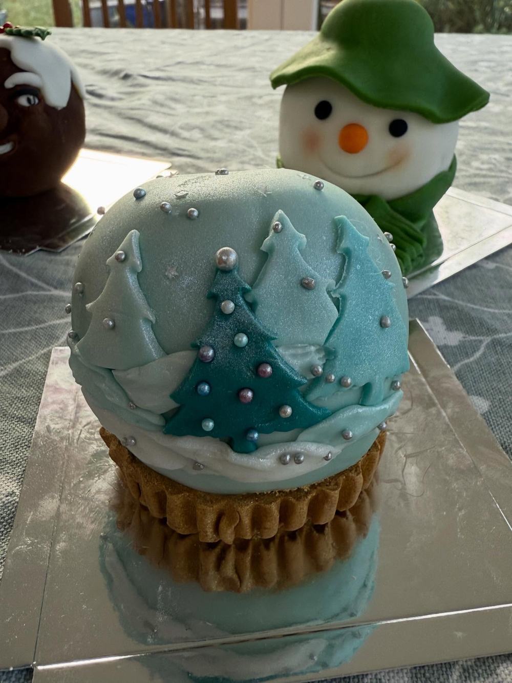 Snow Globe Cake